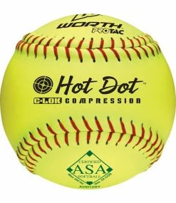 WORTH HOT DOT ASA Softball Ball (UN)