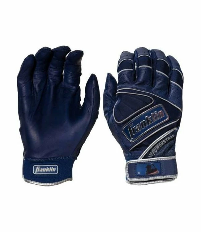 FRANKLIN The PowerStrap Chrome Adult Batting Gloves 3 FRANKLIN The PowerStrap Chrome Adult Batting Gloves